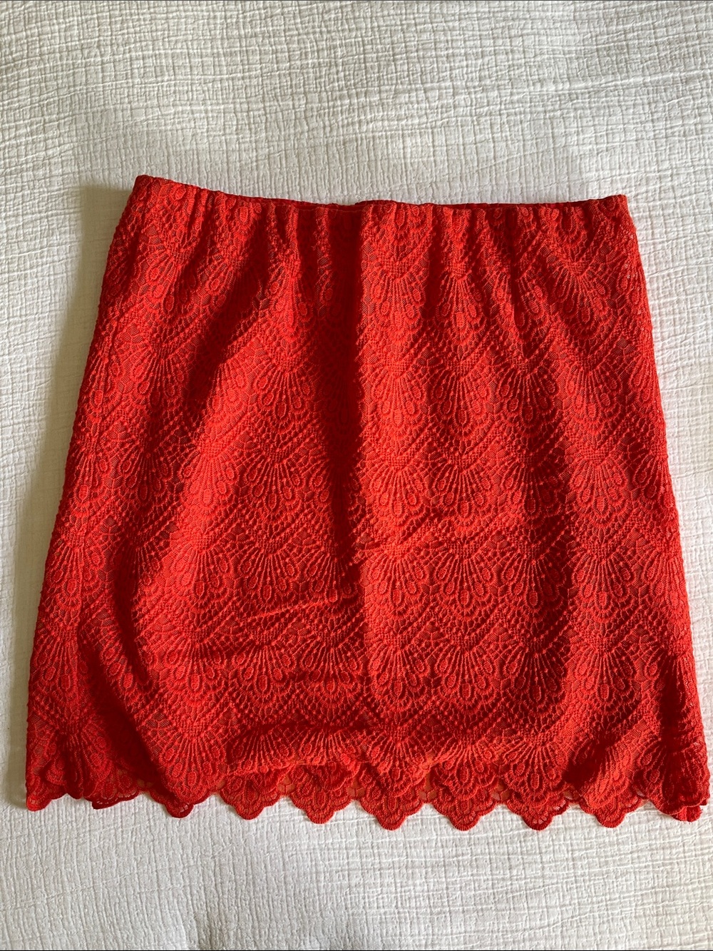 J Crew Factory Embroidery Mini Skirt